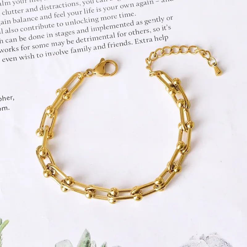 Minimalist Cross Double Layered Bracelet