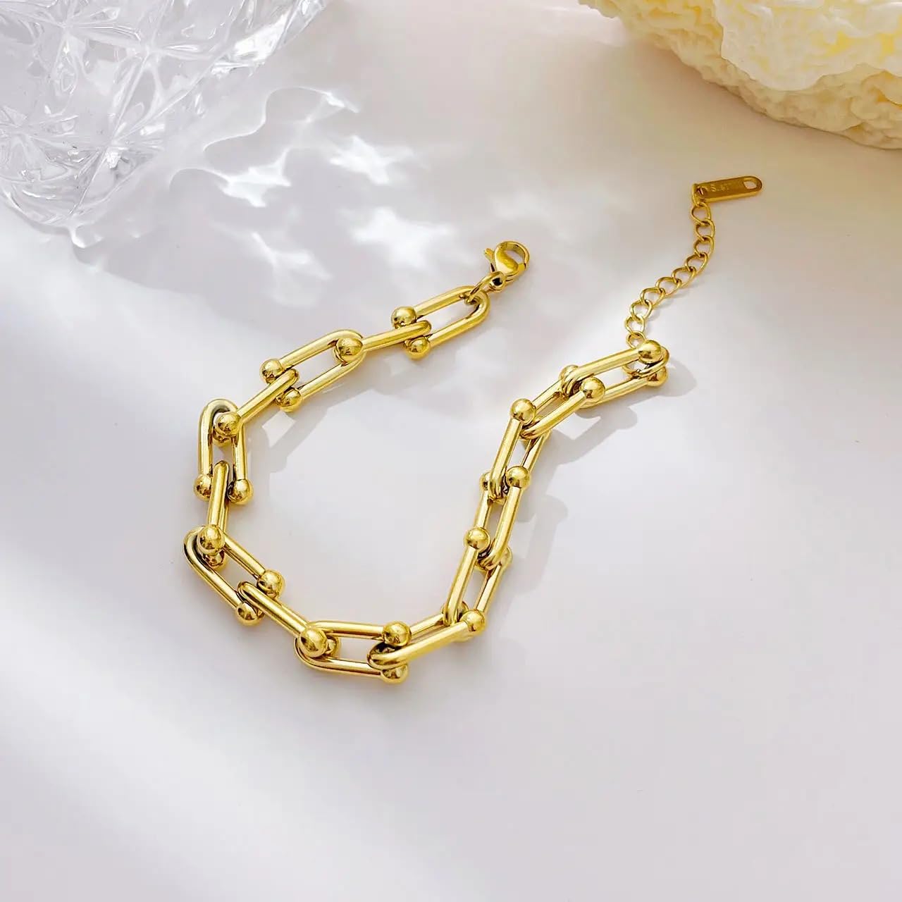 Minimalist Cross Double Layered Bracelet