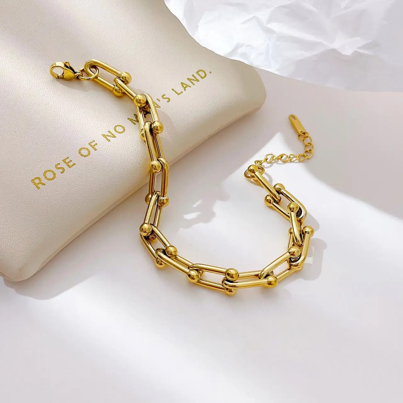 Minimalist Cross Double Layered Bracelet