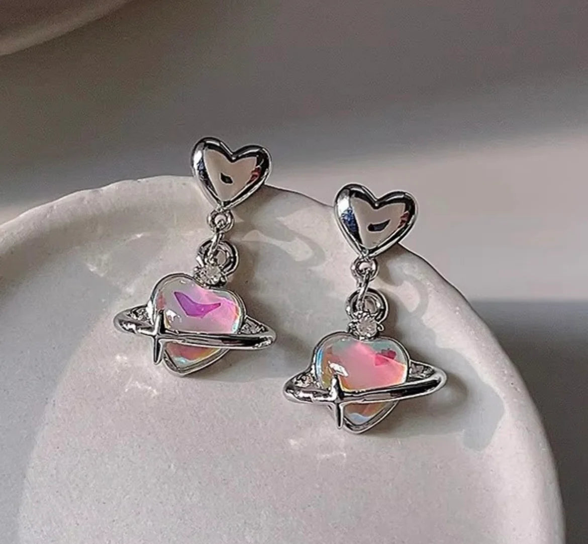 Y2K Multicolor Shade Stone Earrings