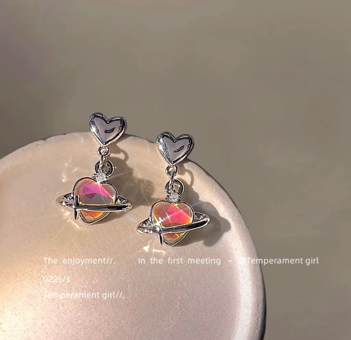 Y2K Multicolor Shade Stone Earrings