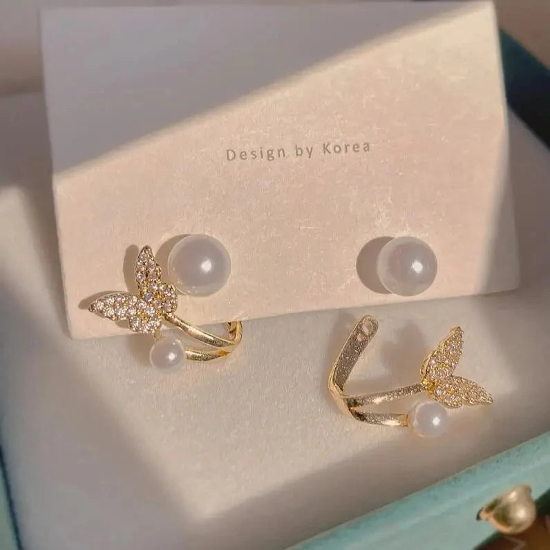 Trendy Butterfly Studs