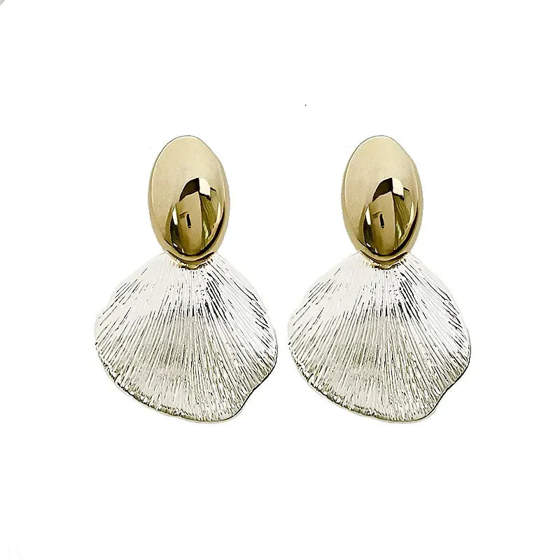 Metal Shell Earrings