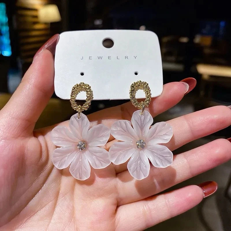 Acrylic Flower Earrings