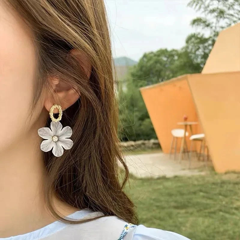 Acrylic Flower Earrings