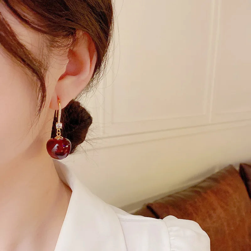 Dazzled Cherry Earrings