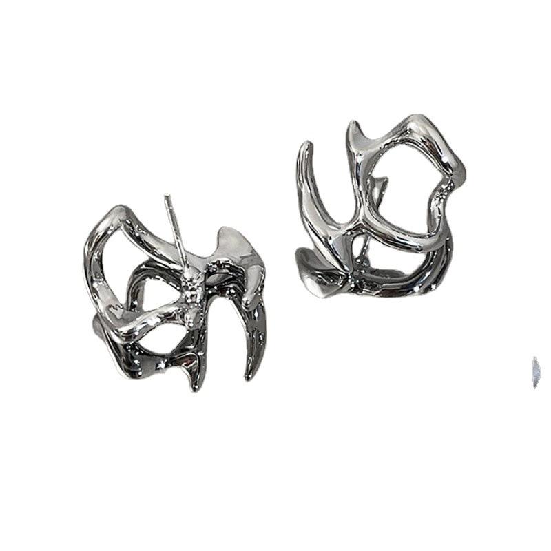 Irregular Ear Cuff Stud Earrings