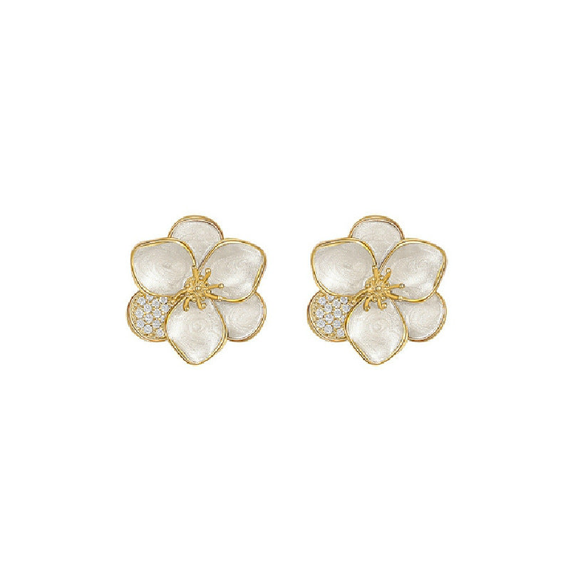 Enamel Floral Studs