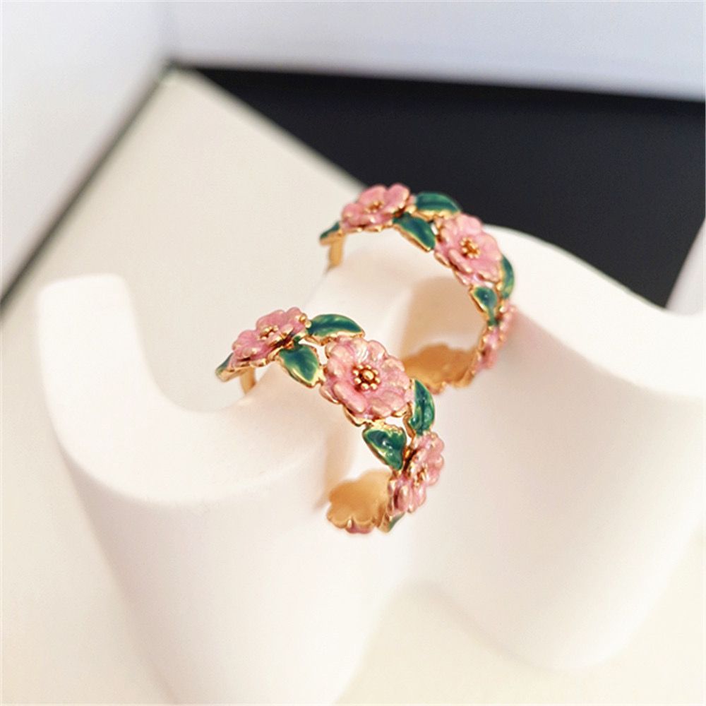 French Style Floral Hoops