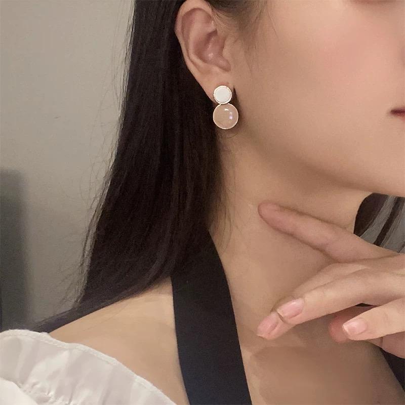 Enamel Water Drop Earrings