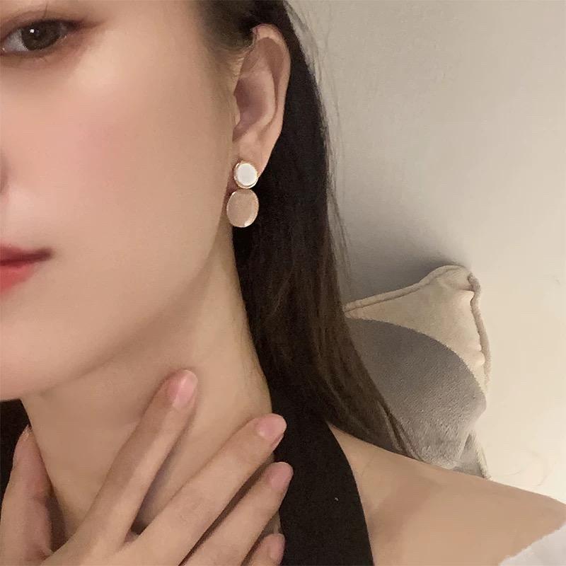 Enamel Water Drop Earrings