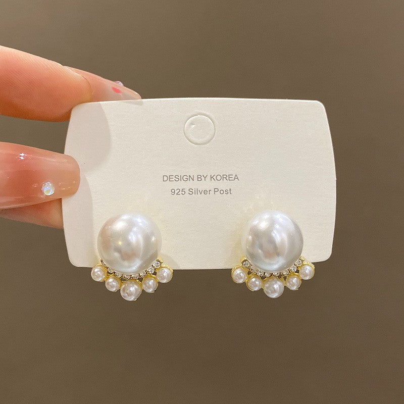 Faux Pearl Studs