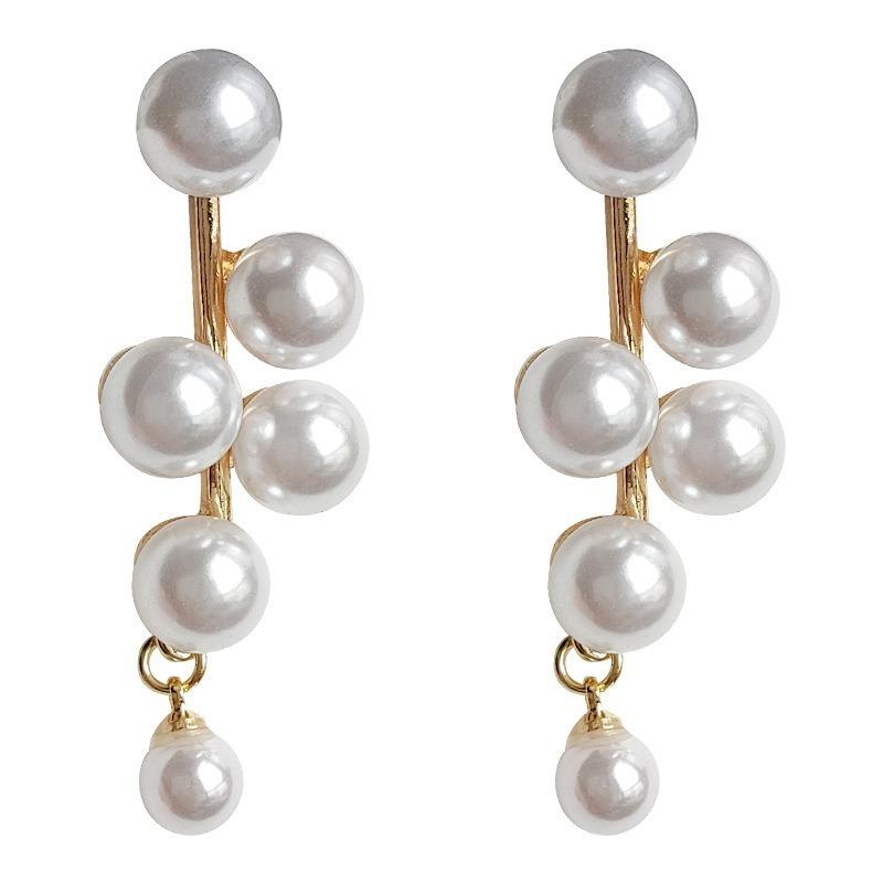 Faux Pearl Drop Earrings