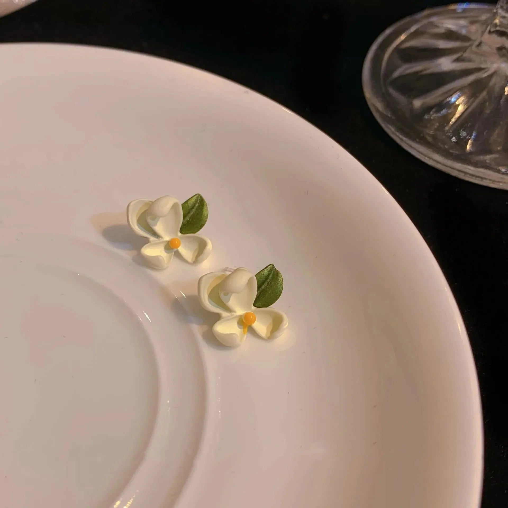 Cute Flower Shaped Stud Earrings