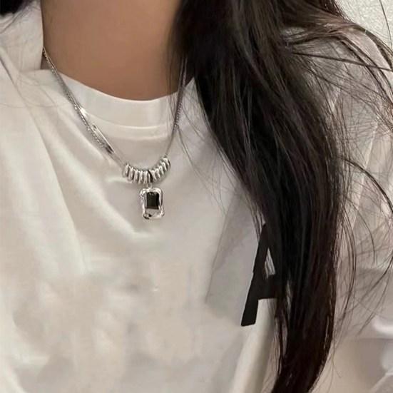 Hip-hop Style Double-layer Necklace