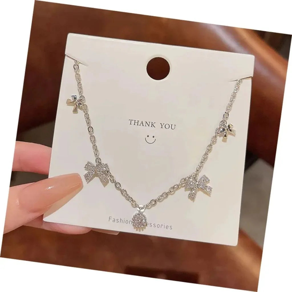 Bow Charms Necklace