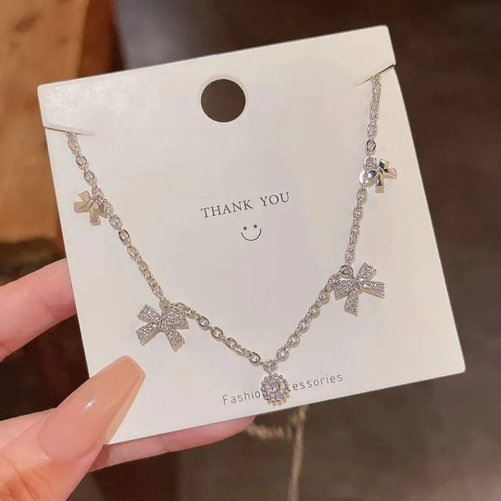 Bow Charms Necklace