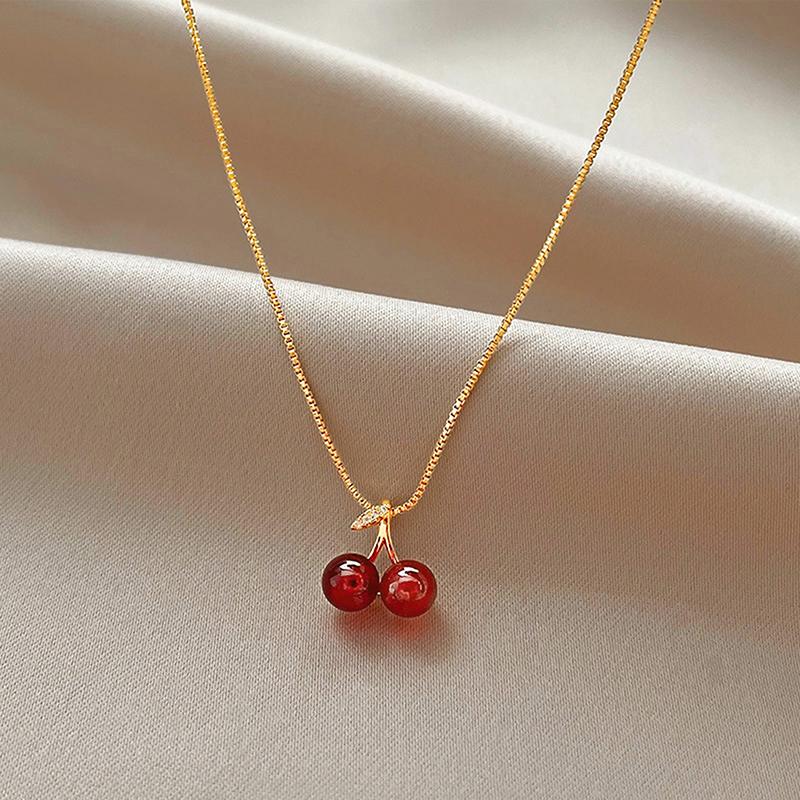 The Red Cherry Necklace