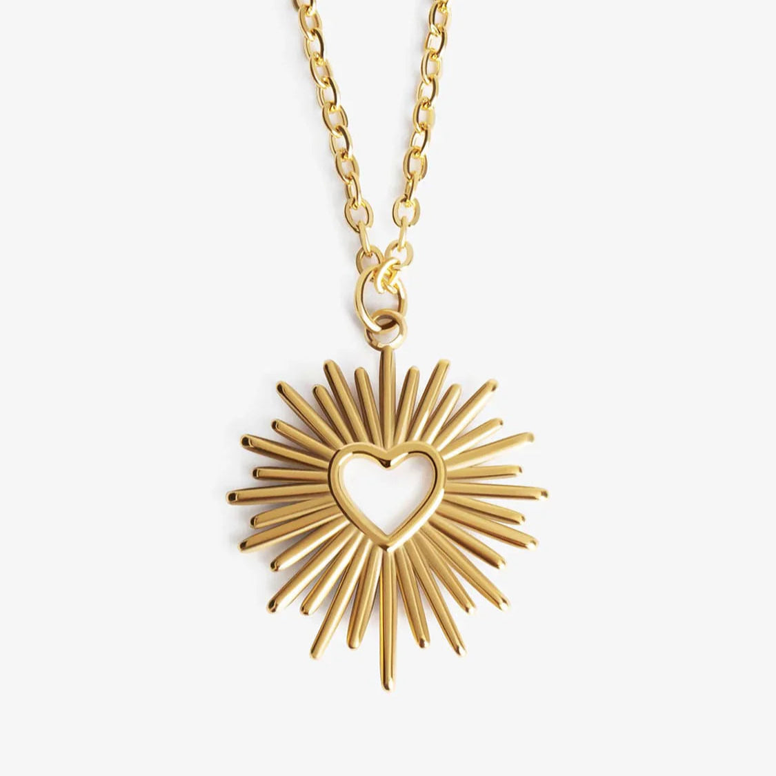 Sun Heart Necklace