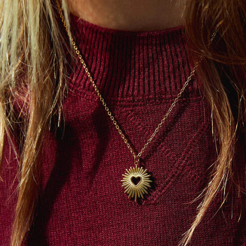 Sun Heart Necklace