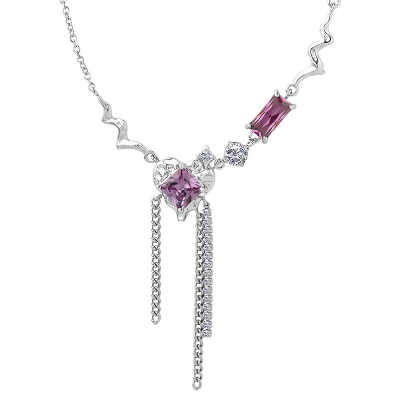 The Purple Love Tassel Necklace
