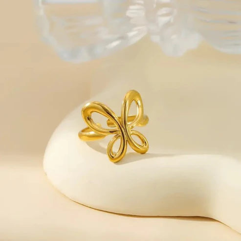 Hollow Butterfly Ring