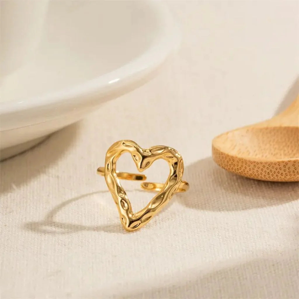 Irregular Heart-Shaped Ring