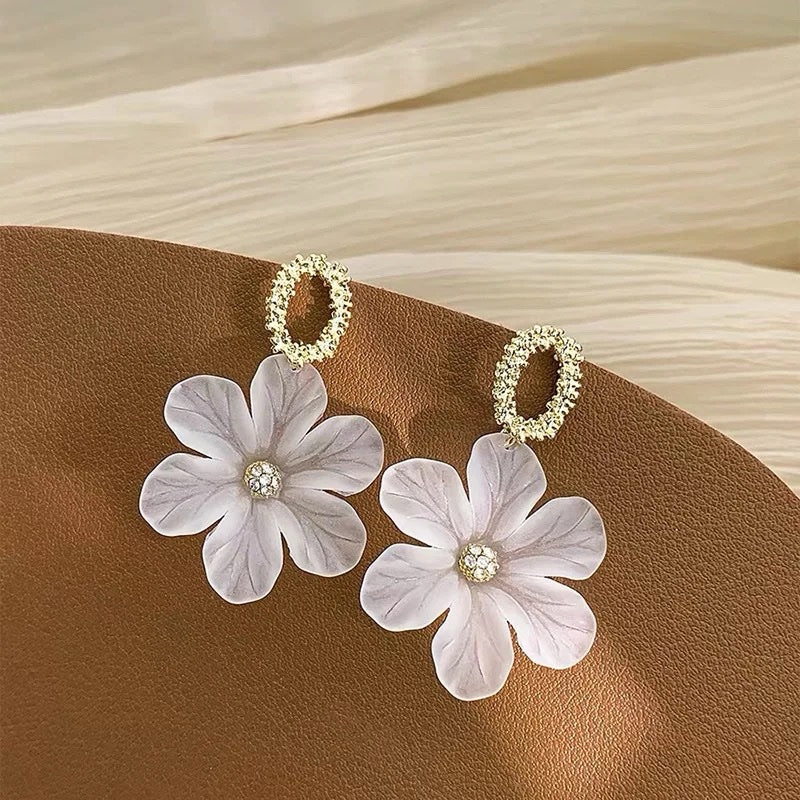 Acrylic Flower Earrings
