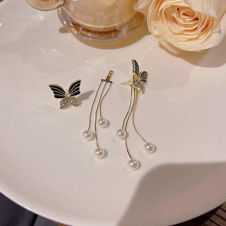 Butterfly Tassel Earrings