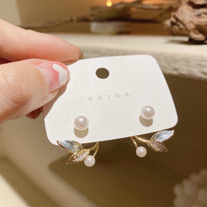 Mermaid Fishtail Stud Earrings