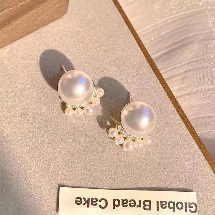 Faux Pearl Studs