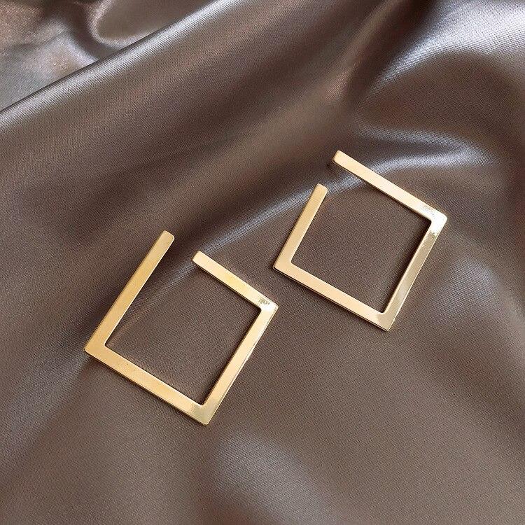 Geometric Hollow Square Earrings