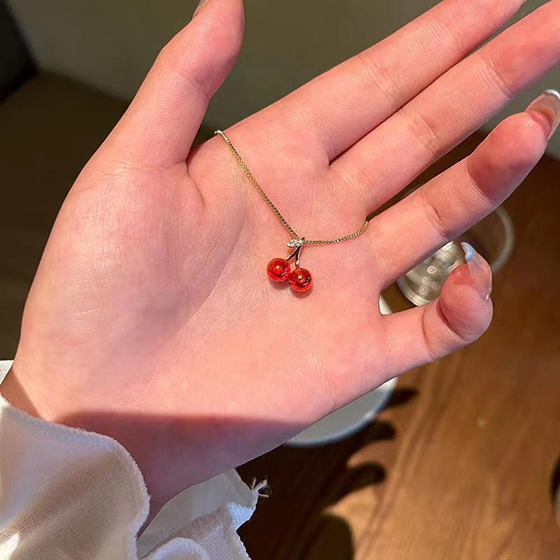 The Red Cherry Necklace