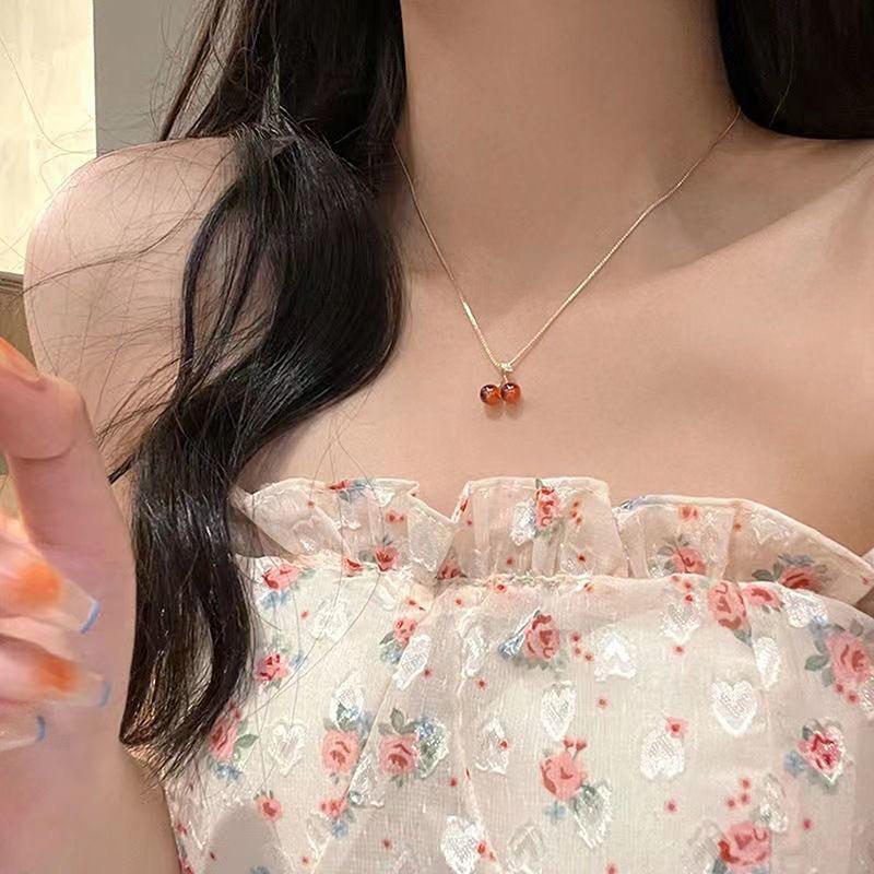 The Red Cherry Necklace