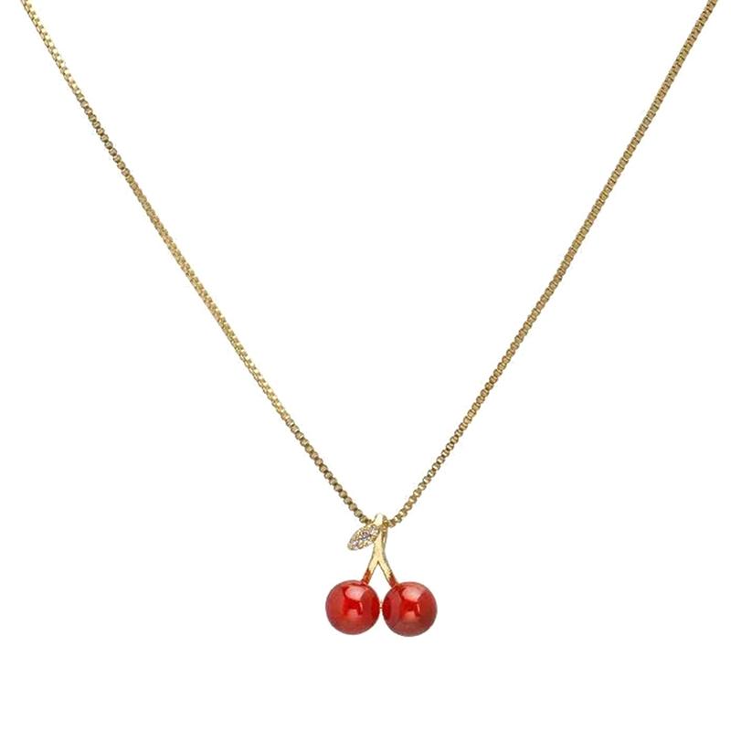 The Red Cherry Necklace
