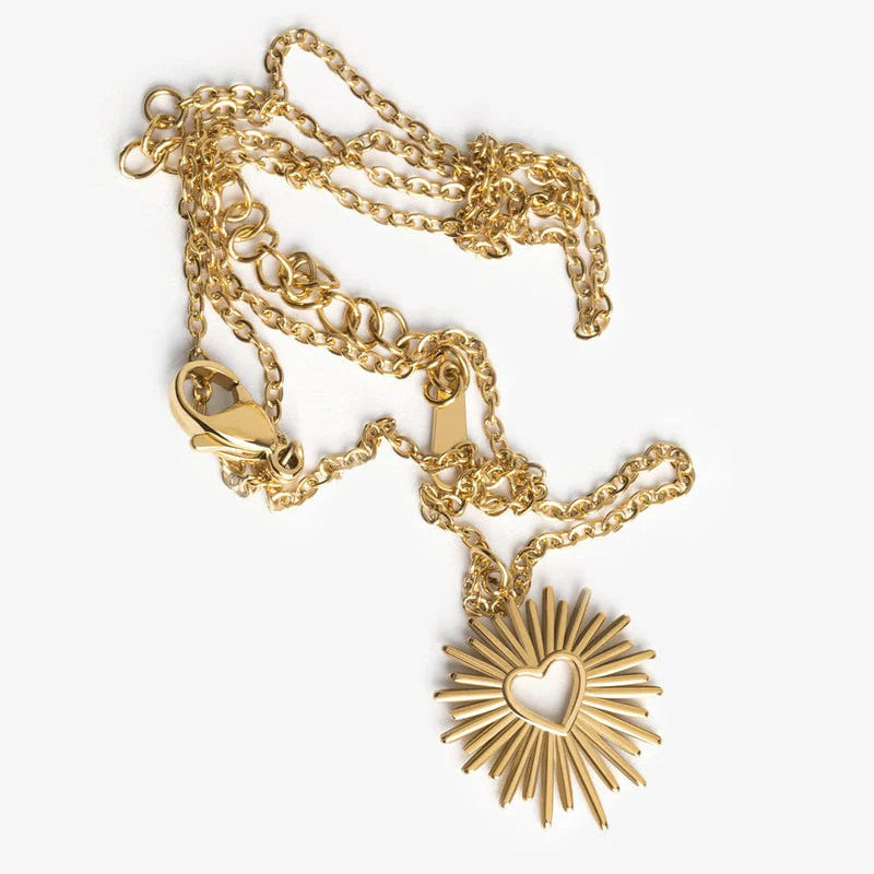 Sun Heart Necklace