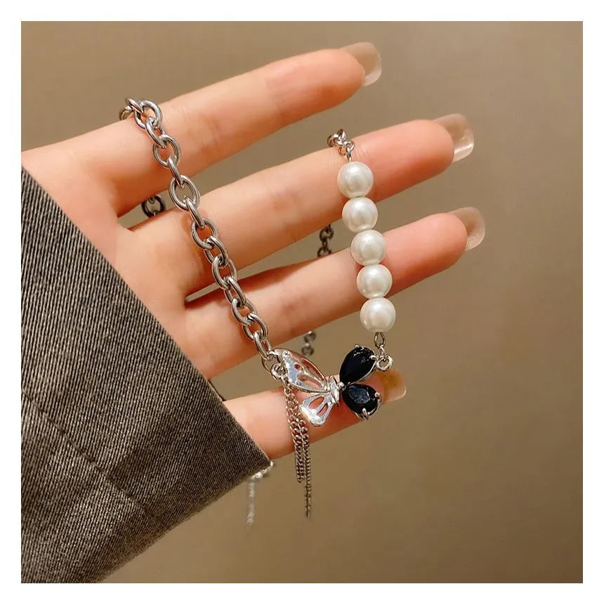 Butterfly Pearl Necklace